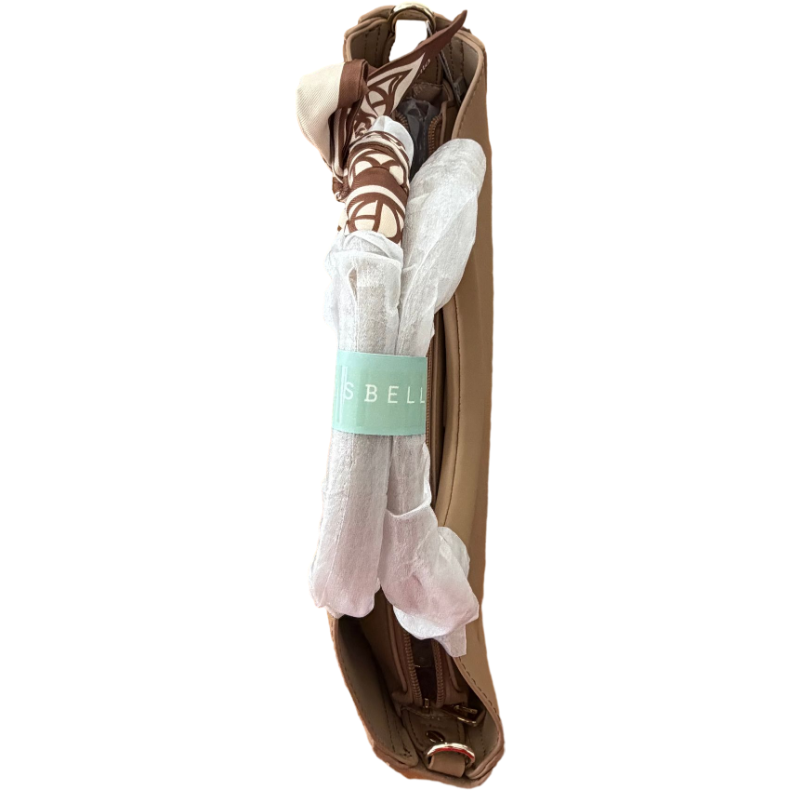 Chrisbella Beige Handbag Set